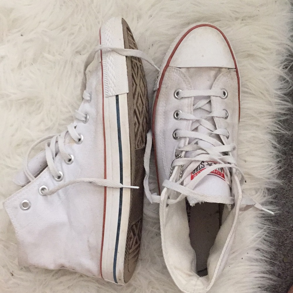 White Converse All Stars